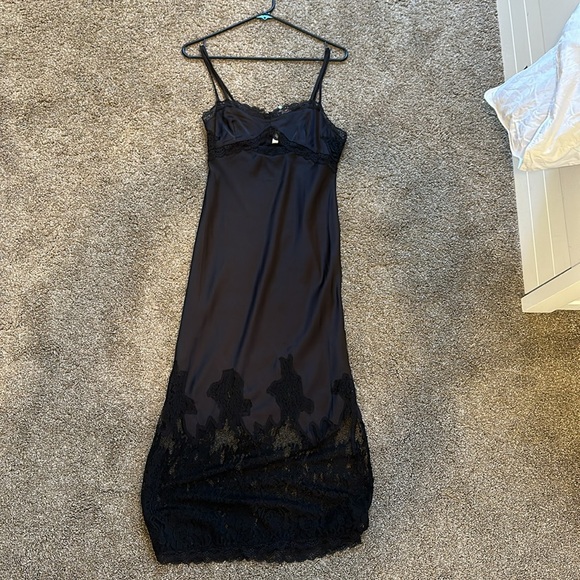 Night Out Mood Midi Slip Black XS Free People - Picture 11 of 16